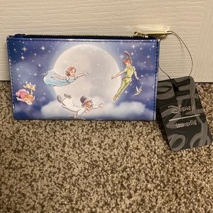 Loungefly Disney Peter Pan second star to the right snap wallet new with tags